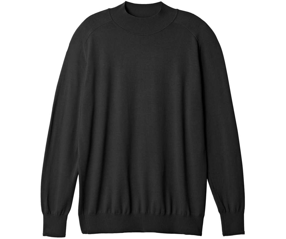 AOURE グレー モックネックニット アウール 値下げ】AOURE NEVEモックネックニット グレー サイズ：XL