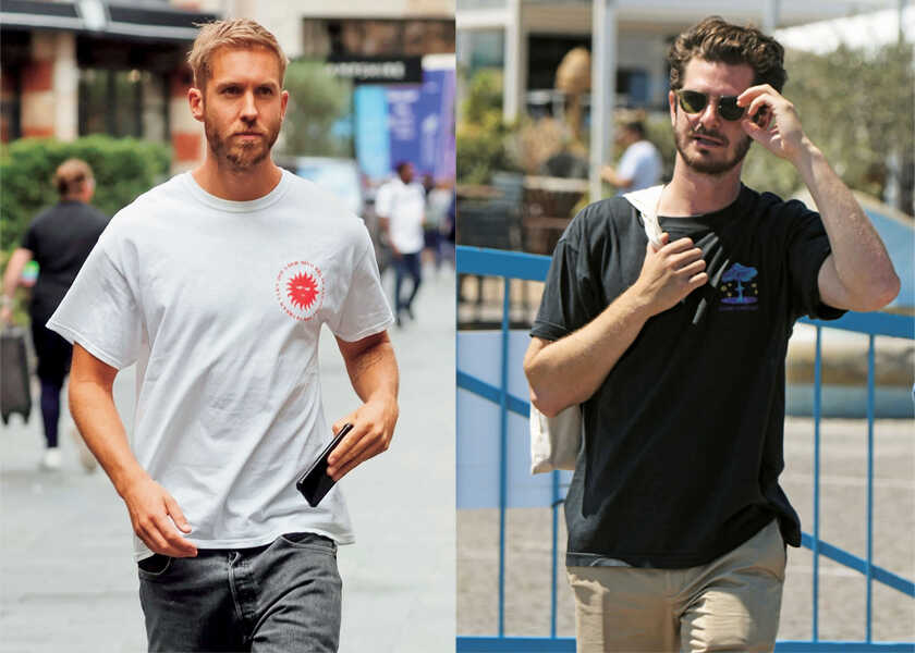 セレブの“Tシャツ”パパラッチ【ワンポイントT①】セレブに人気なのは白か黒の2タイプ！