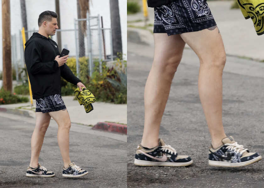 NIKEナイキ＊海外プロ着用モデル＊ハチ柄の美シルエットトップスとショートパンツ 海外セレブはどんな一足を履いている！？【スニーカー】ジョー