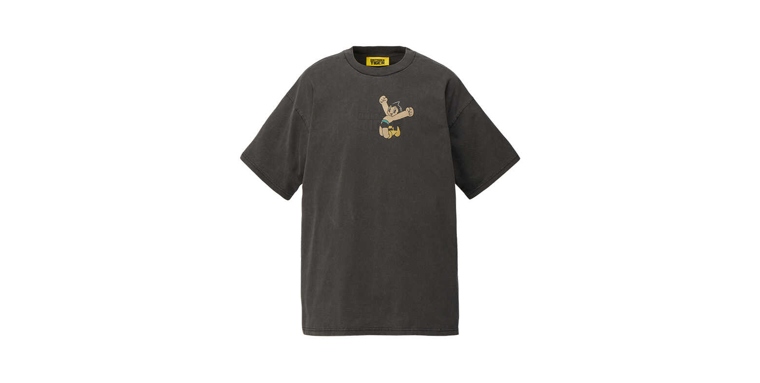 ■Onitsuka Tiger■× 鉄腕アトム コラボ 特大ウォッシュTシャツ オニツカタイガー『鉄腕アトム』コラボ、“タイガーイエロー