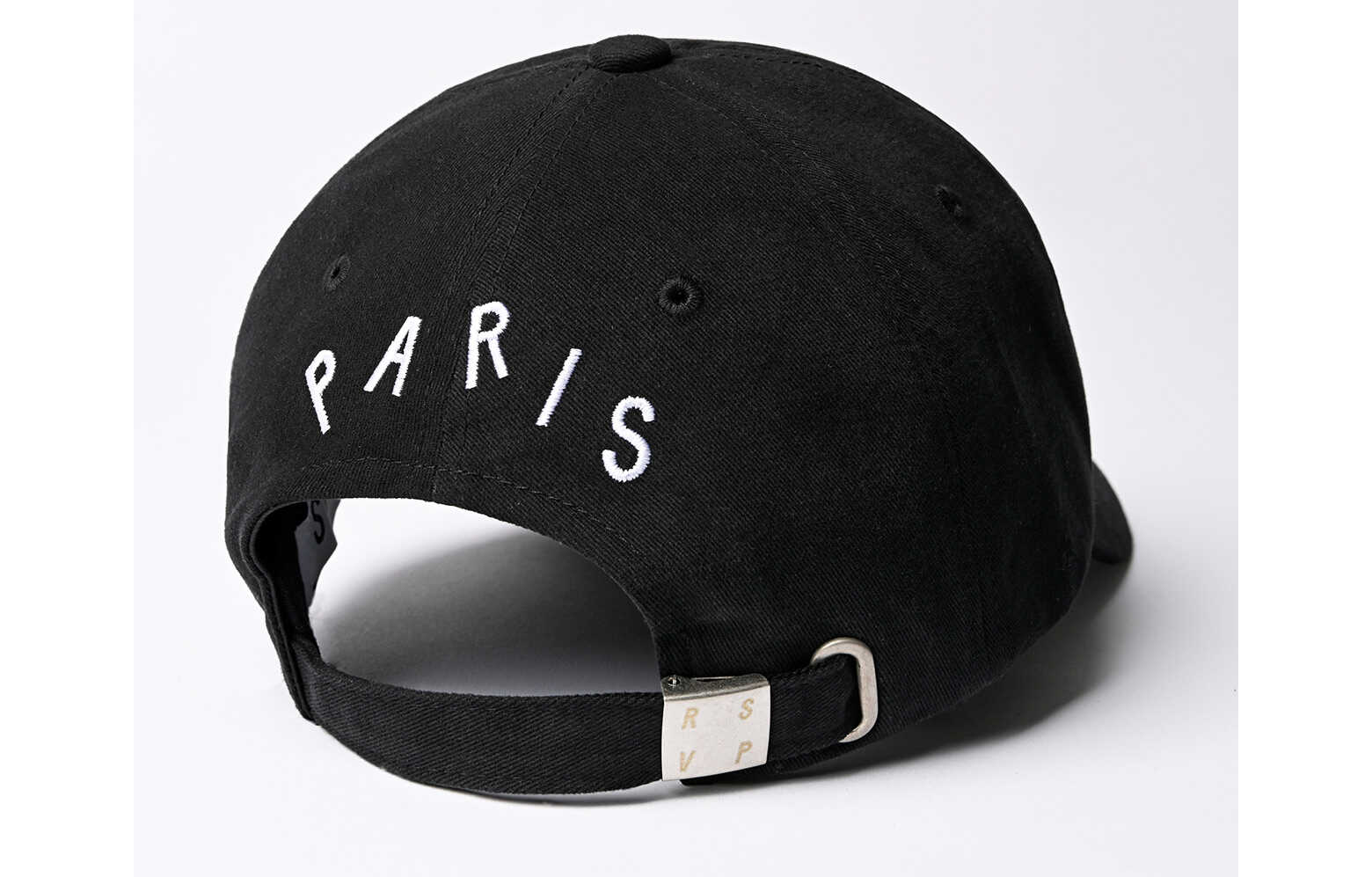 RSVPキャップ　ブラック 洒落者も注目する〈RSVP Paris〉の小物！大人にふさわしい
