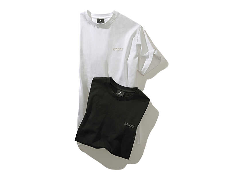 Catch the Trend！パリッとアクティブに大人映え！〈マッカージュ〉の立体ロゴTシャツ！
