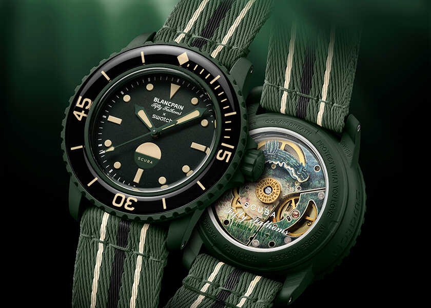 Bioceramic Scuba Fifty Fathomsコレクション - Blancpain X Swatch