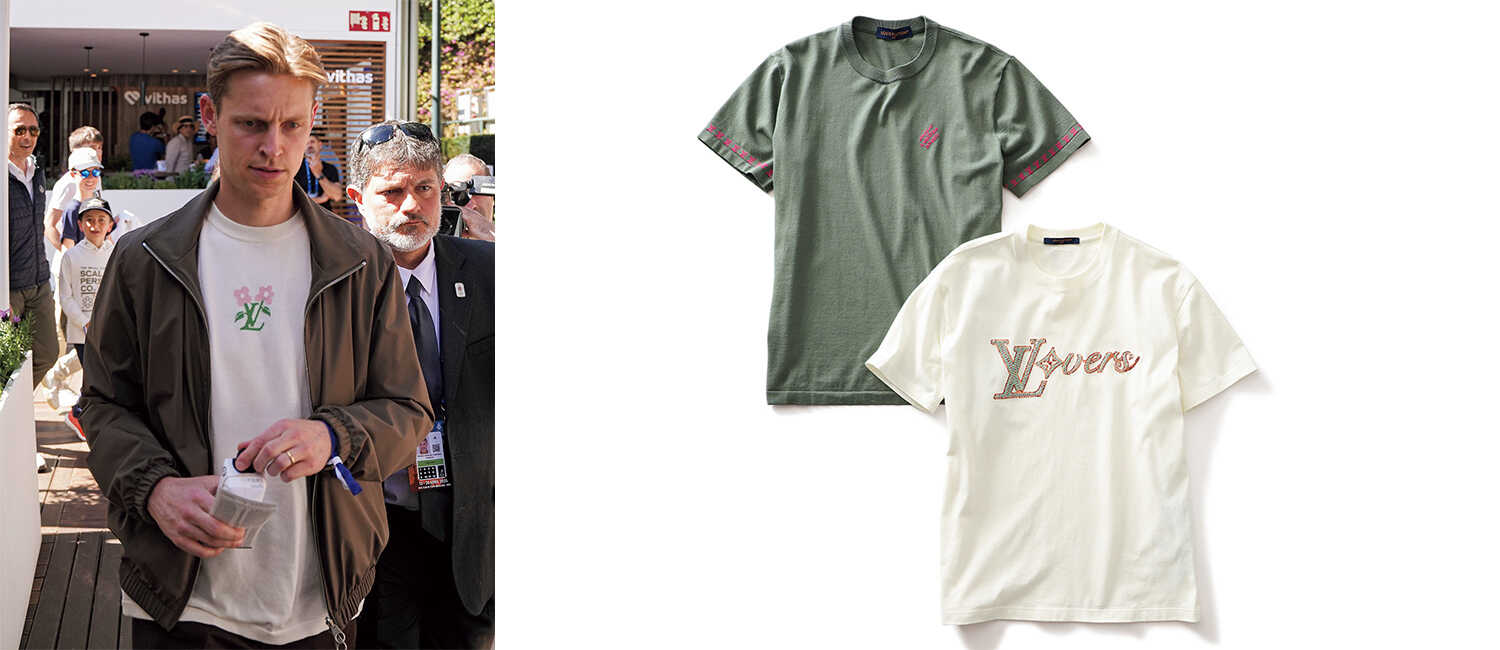 【Safari掲載】BOTTEGA VENETA◆コットン si-siプリント Tシャツ Safari掲載】BOTTEGA VENETA◇コットン si-siプリント Tシャツ