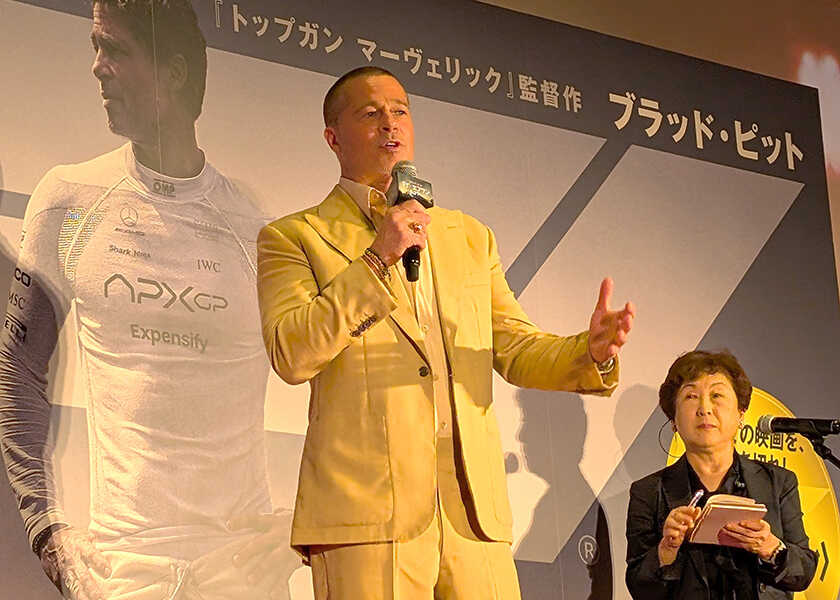映画『F１／エフワン』で来日！“陸が好き”な男、ブラッド・ピットが語った、作品への情熱と日本への愛情