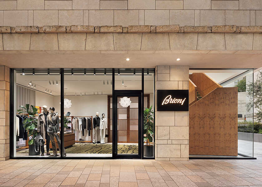 ハートに火をつけて！〈ブリオーニ〉の新たな旗艦店が、六本木ヒルズにオープン！