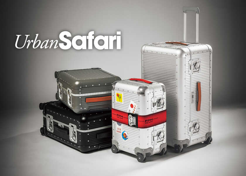 年末は〈エフピーエム ミラノ〉で特別な旅を。機能美と遊び心が光る上質トロリー。