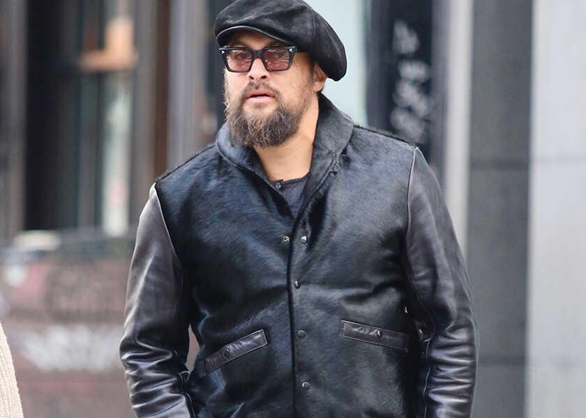 【海外セレブ】ジェイソン・モモアのレザージャケットコーデ！