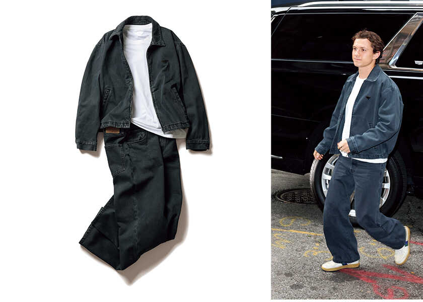 フェンディ　エンボス加工フード付きレザージャケット Catch the Wave！ ［フェンディ／エンボス加工フード付きレザー