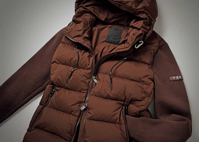 FOCUS ON 今月注目したいモノ・コト!〈タトラス〉、冬のお洒落の腕前は“腕自慢”のダウンで磨く!?