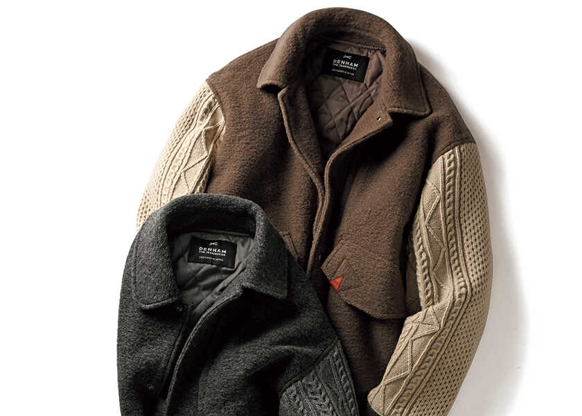 Catch the Trend！巧みな異素材使いで脱マンネリ！　〈デンハム〉の切り替えブルゾン