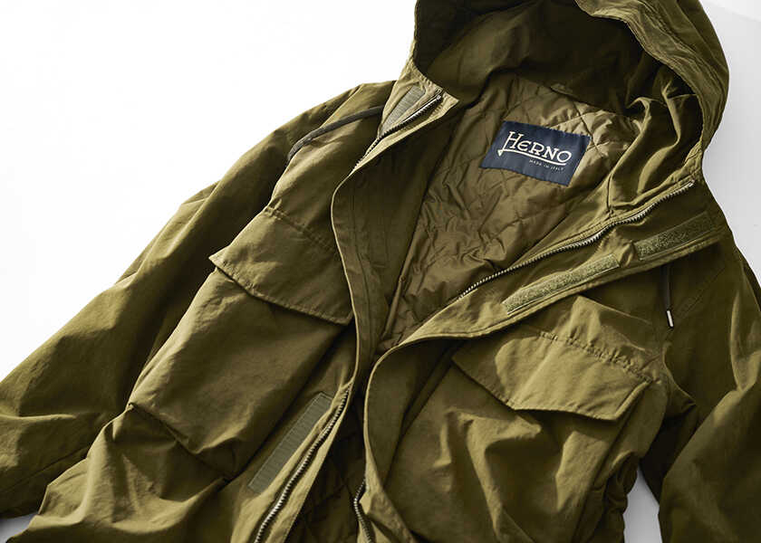 今期の〈ヘルノ〉は思わず惚れる! タフで引き締まった印象が叶う、頼り甲斐のある男のアイテム!