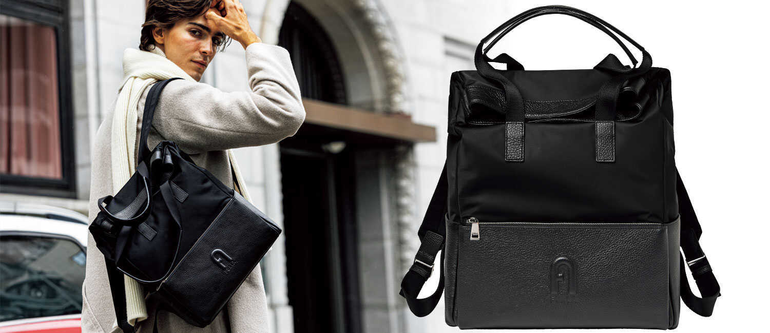 Catch the Wave！ ［フェンディ／エンボス加工フード付きレザー