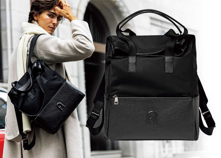 大人にこそ持ってほしい〈フルラ〉の新作!冬カジュアルに効く品格バッグ!