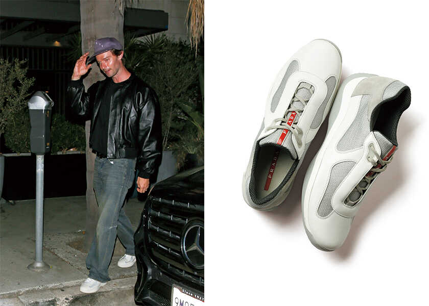 セレブのお気に入りブランドの正体! Vol.152【パトリック・シュワルツェネッガー】の愛用ブランドは、〈プラダ〉のスニーカー