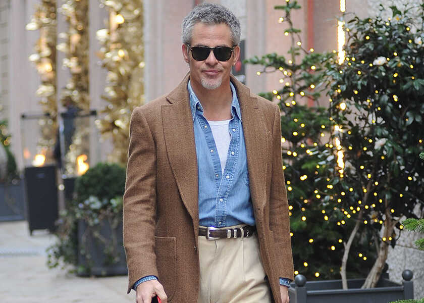 【海外セレブ／クリス・パイン】品のよさと武骨さを同居させるには？