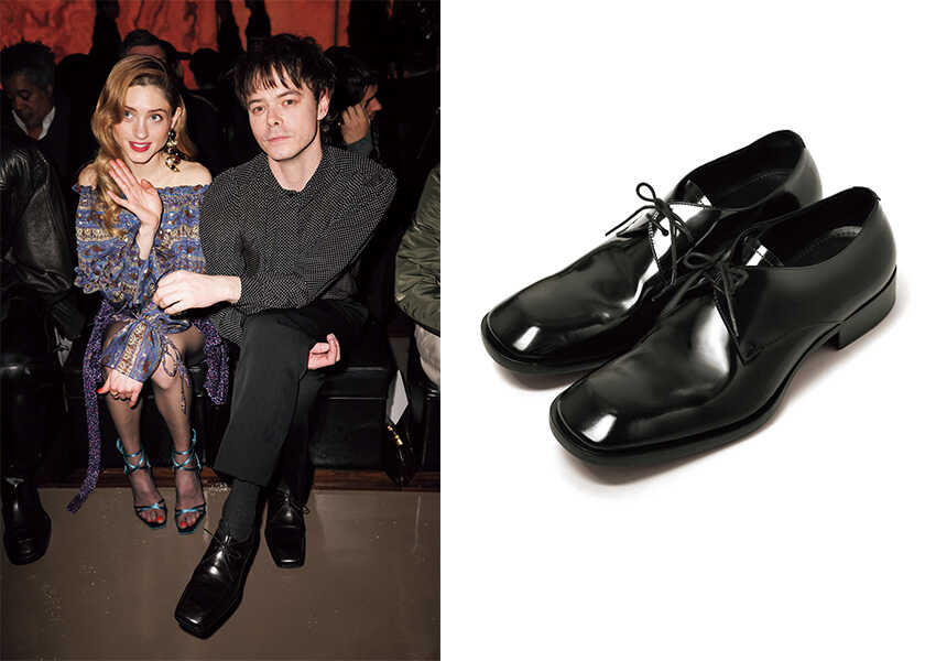 セレブのお気に入りブランドの正体！ Vol.159【チャーリー・ヒートン】愛用ブランドは、〈サンローラン〉のレザーシューズ！