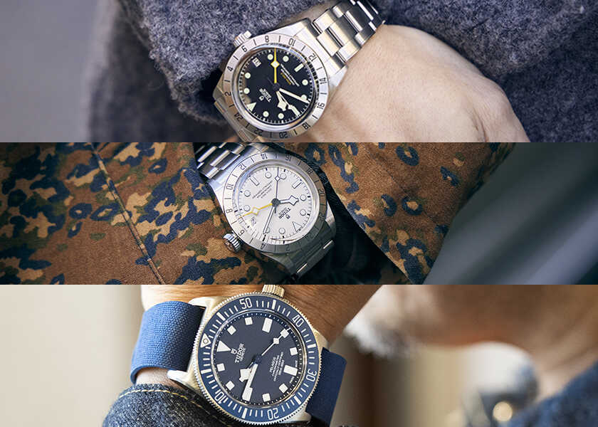 『Safari』が時計スナップを敢行！"街vs海" 腕元で語る時計スタイルSNAP Presented by TUDOR