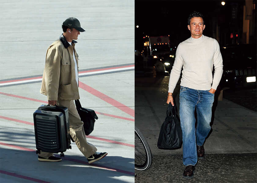 セレブのお気に入りブランドの正体！ Vol.162【オーランド・ブルーム】の愛用ブランドは、〈プラダ〉のキャップ＆デニムパンツ！