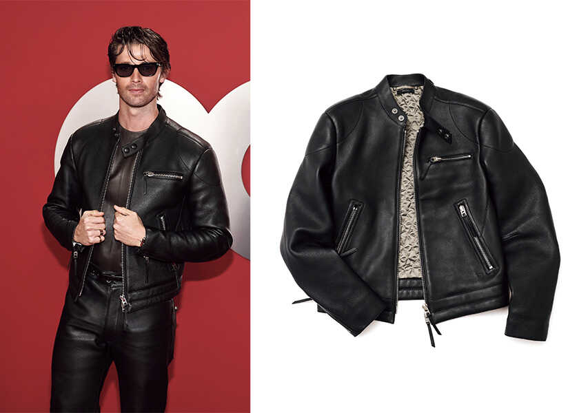 セレブのお気に入りブランドの正体！ Vol.163【パトリック・シュワルツェネッガー】の愛用ブランドは、〈トム フォード〉のレザーブルゾン＆サングラス！