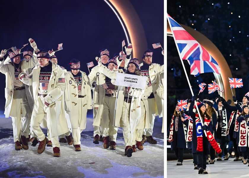  ミラノ・コルティナ五輪の開会式、見た？代表チームの選手が着ていたウエアのブランドって⁉︎　パート2