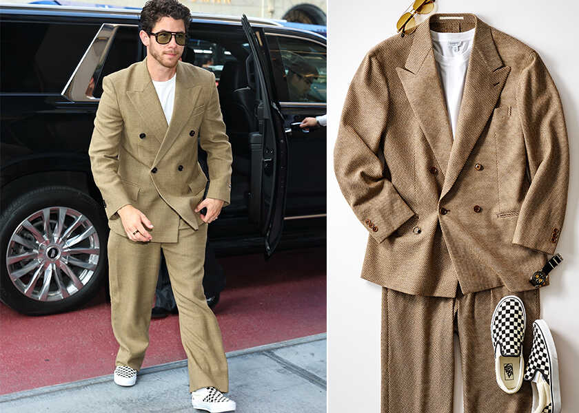 “普通じゃない”スーツの着くずし術！ニック・ジョナス編