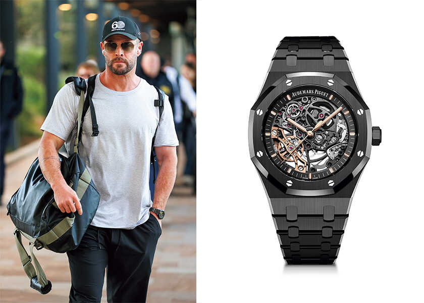セレブのお気に入りブランドの正体！ Vol.166【クリス・ヘムズワース】の愛用ブランドは、〈オーデマ・ピゲ〉の腕時計！