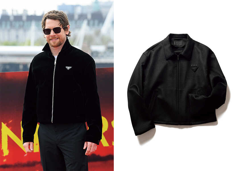 セレブのお気に入りブランドの正体! Vol.170【ジャック・オコンネル】の愛用ブランドは、〈プラダ〉のブルゾン!