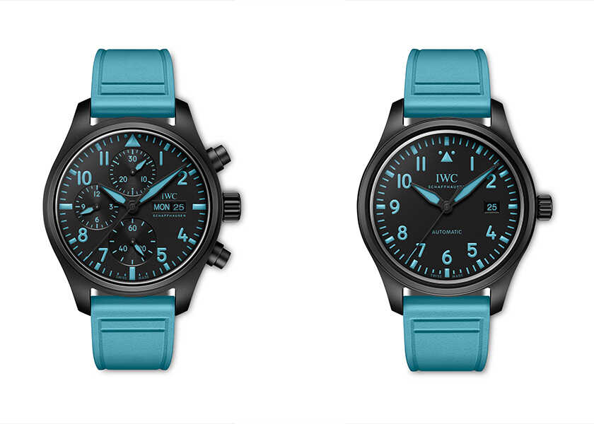 ブラックセラミックに“勝負のブルー”をまとう！ 〈IWCシャフハウゼン〉×ジョージ・ラッセルの限定パイロットウォッチが超オシャレ！