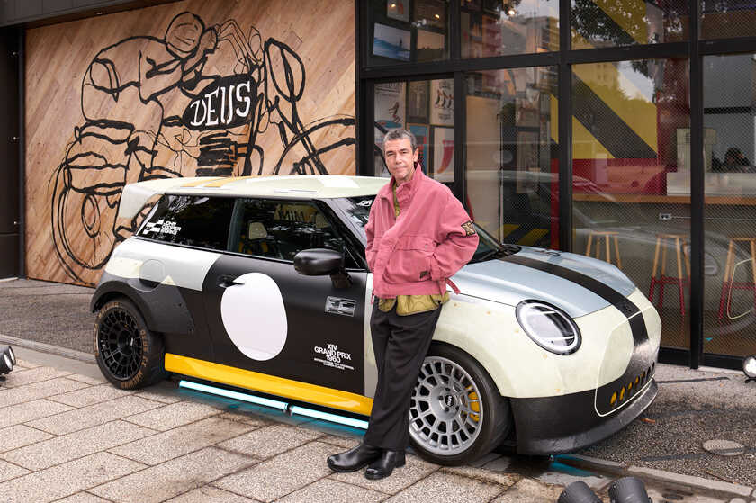 人気ライフスタイルブランドのキーパーソンが語る誕生秘話!? 日本に初上陸した 〈MINI〉×〈DEUS EX MACHINA〉のコンセプトモデル！
