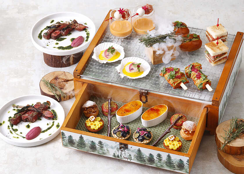 甘いだけじゃ物足りない大人へ! ステーキが主役のアフタヌーンティー風メニューはいかが?