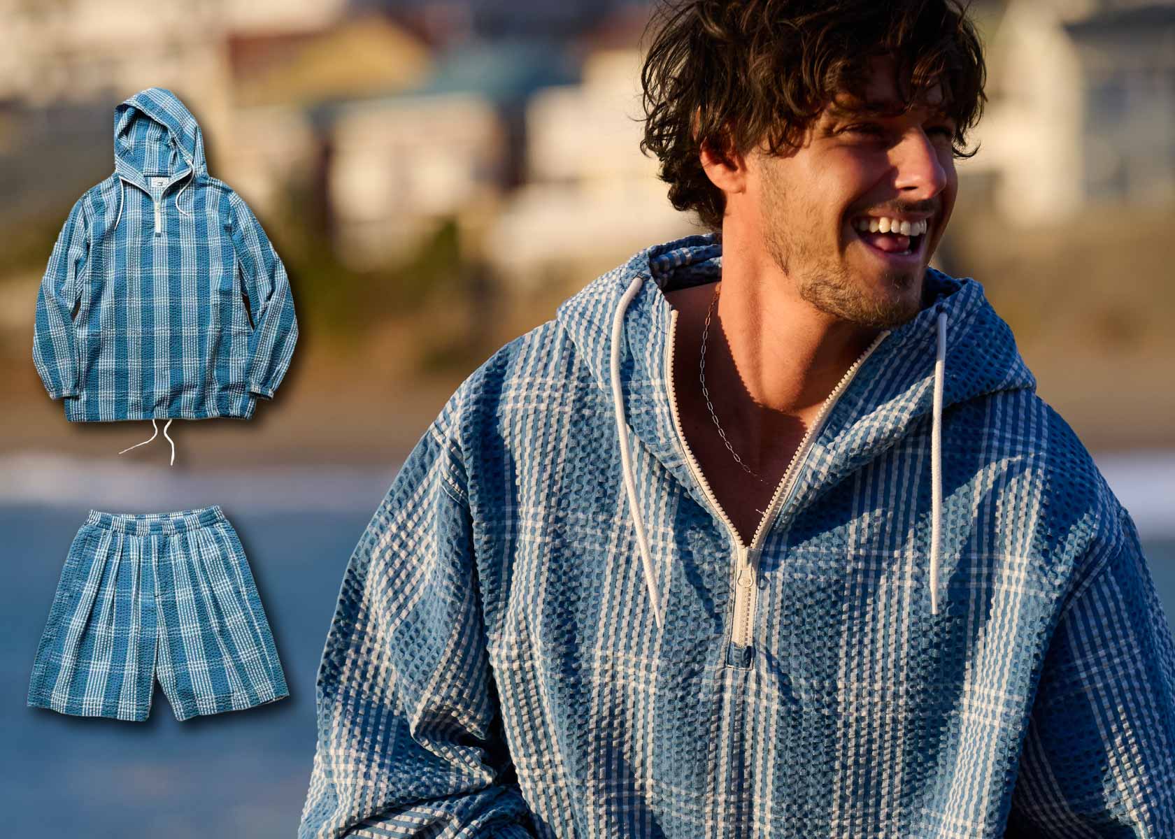 【着まわし力抜群】大人の休日は〈ザ・ダファー・オブ・セントジョージ〉の涼感セットアップで！