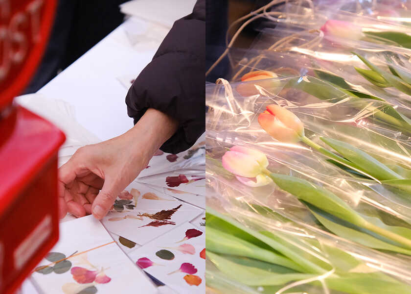 花を貰って、プレゼントする1日を“銀座の街の花贈り”が開催！