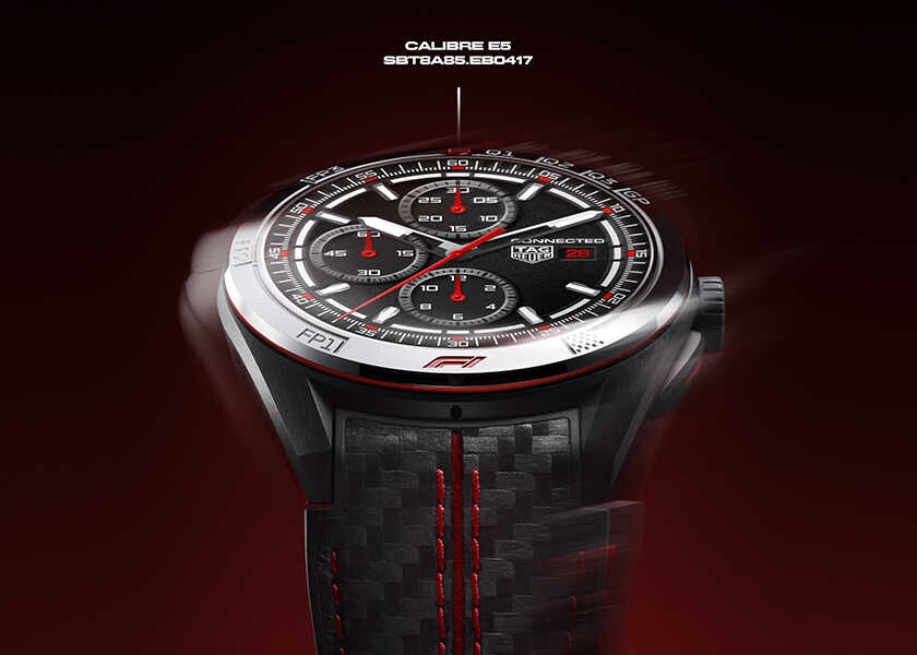 〈タグ・ホイヤー〉の新作コネクテッドウォッチはサーキットの鼓動を刻んだデザインが超絶オシャレ！