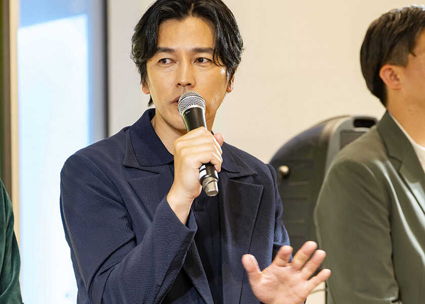 ゴルフも日常も変える履き心地! 〈エコー〉青山Ao店で要潤がまさかの"ゼロ感覚"を体験!?