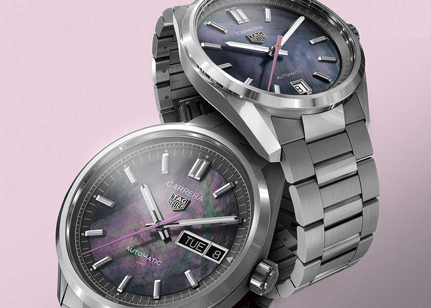 〈タグ・ホイヤー〉カレラの日本限定は桜色を効かせた大人のための春爛漫ウォッチ!