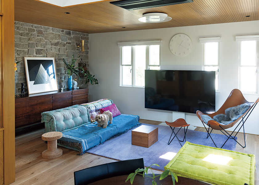 西海岸的なハッピー・ルーム！ Vol.75遊び心のある色使いで、ホムパが盛り上がる住まい！