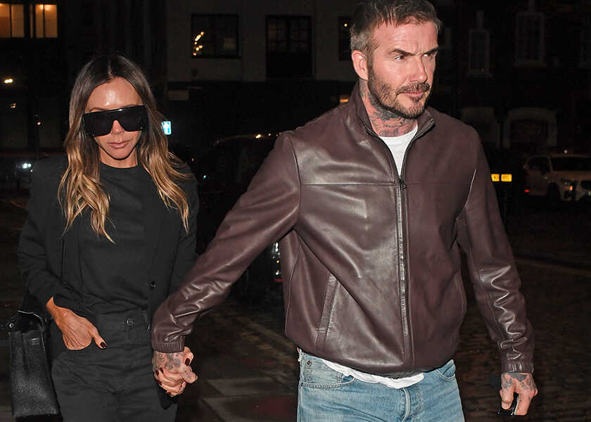 【海外セレブ／デヴィッド・ベッカム】“茶×青”のコンビネーションで洗練された印象に！