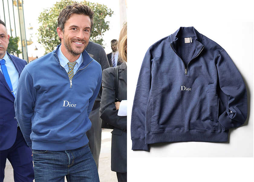 セレブのお気に入りブランドの正体！ Vol.173【ジョナサン・ベイリー】の愛用ブランドは、〈ディオール〉のハーフジップスウェット！