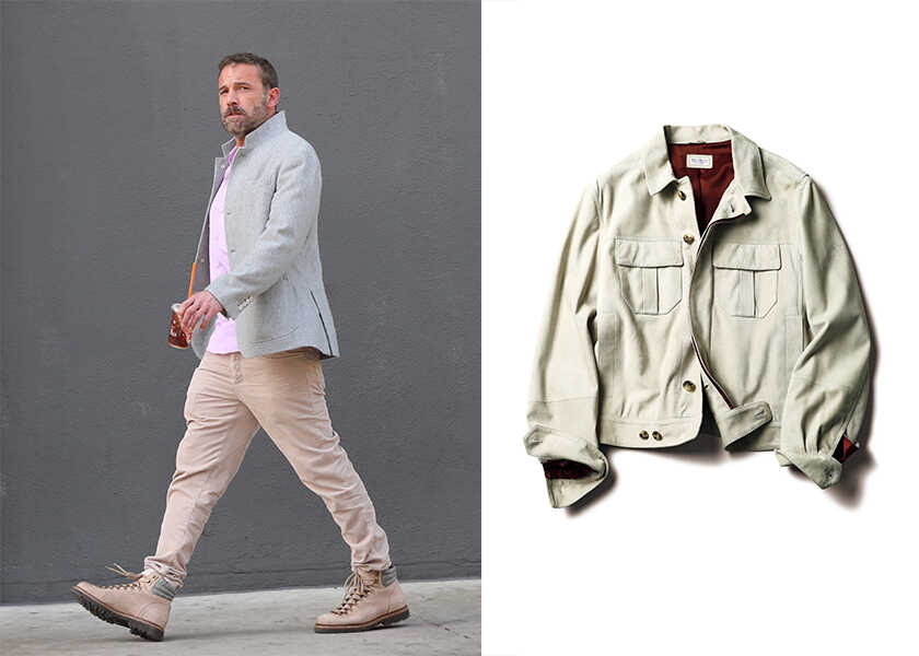 セレブのお気に入りブランドの正体！ Vol.174【ベン・アフレック】の愛用ブランドは、〈ブルネロ クチネリ〉のブルゾン