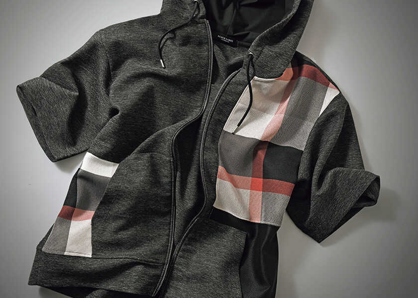 FOCUS ON 今月注目したいモノ・コト！“引き算”的発想で春のお洒落を成功に導く、半袖フーディ！