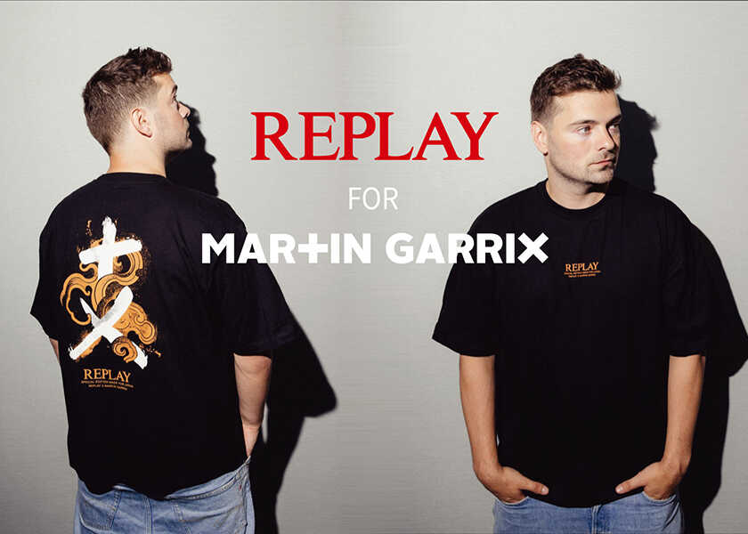 Tシャツコーデのマンネリ解消に！ 〈リプレイ〉×マーティン・ギャリックスの限定Tシャツコレクション！