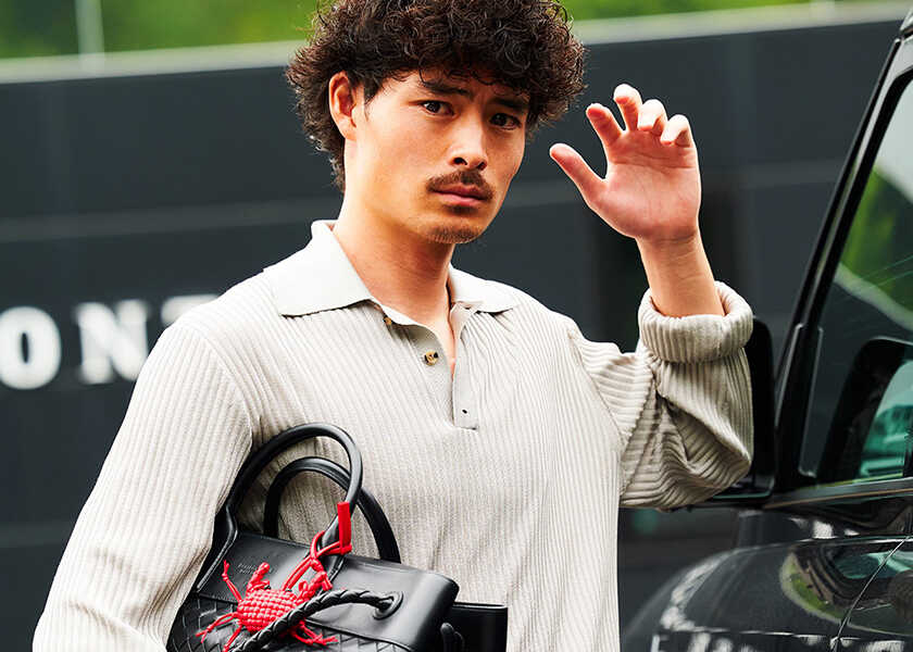 川崎フロンターレ、注目選手のファッションシューティング3谷口栄斗選手