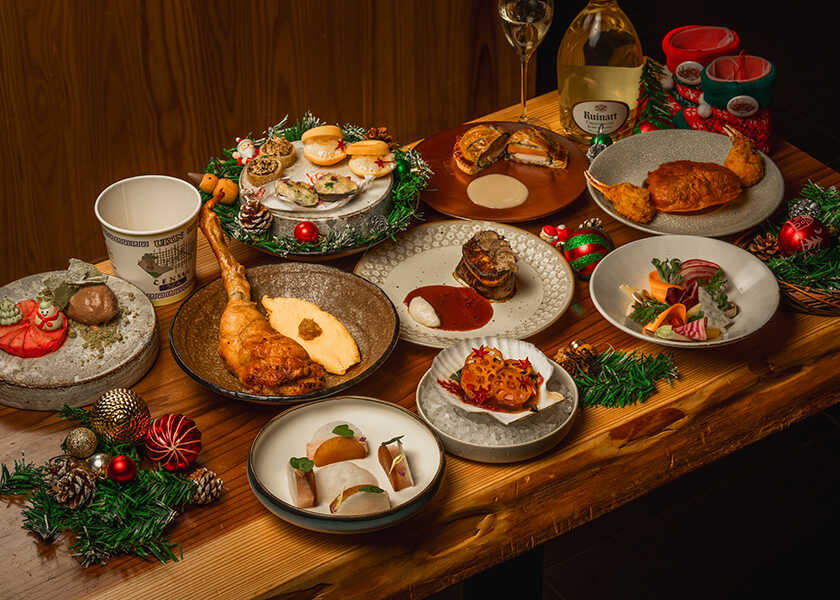 いつものクリスマスディナーにひとひねり。〈センストーキョー〉の限定コースで楽しむ、大人の美食時間