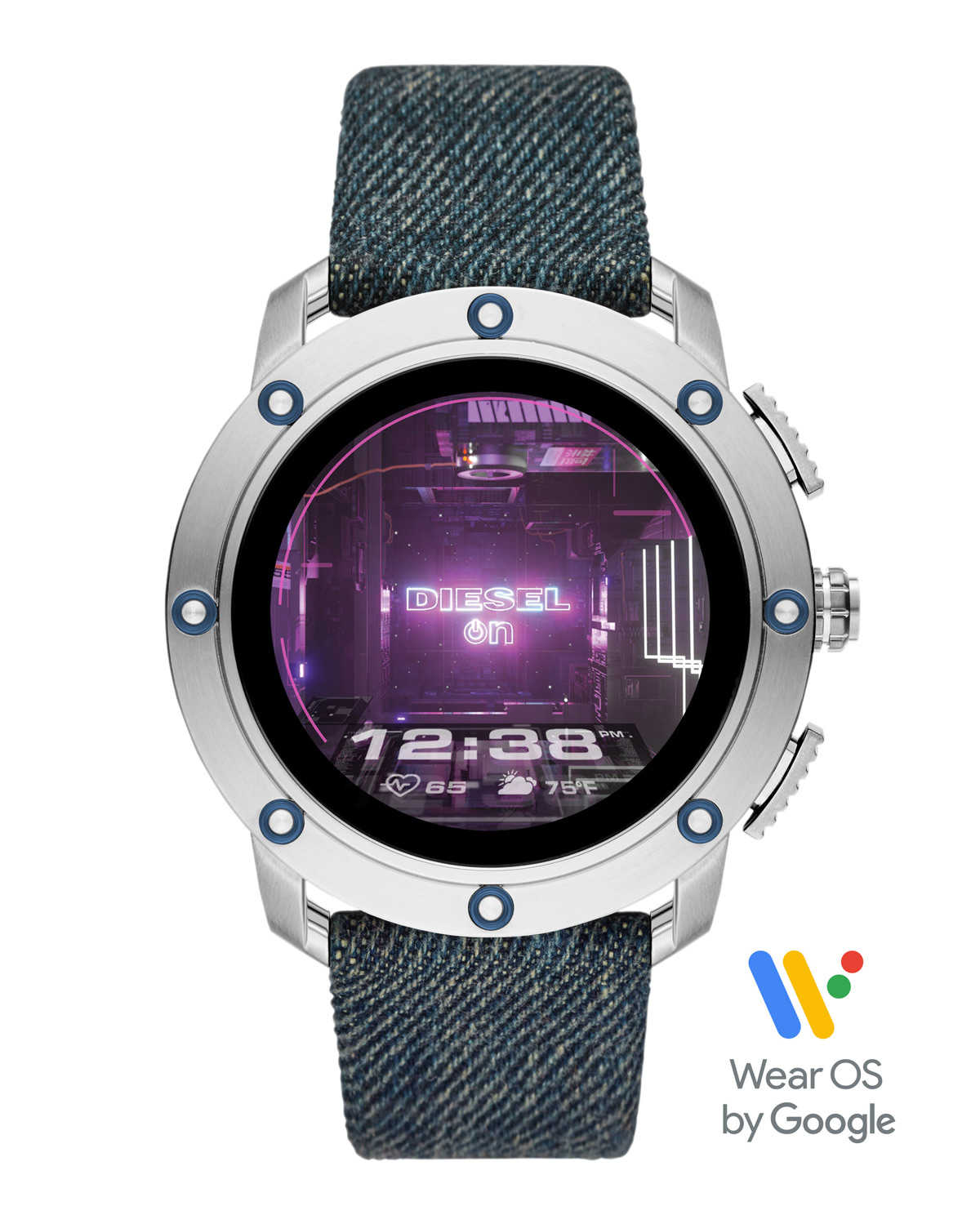ディーゼル、FOSSILスマートウォッチ - 腕時計(デジタル)
