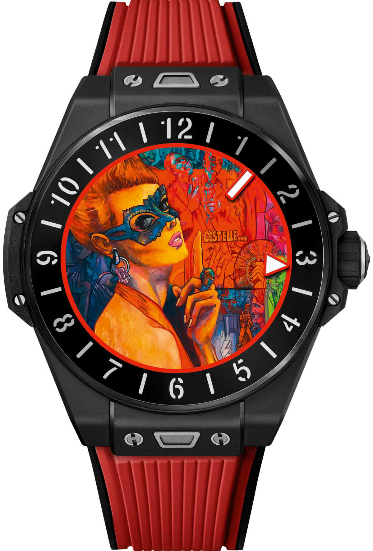 ウブロ〉のコネクテッドウォッチは1日で8回変わるユニーク文字盤