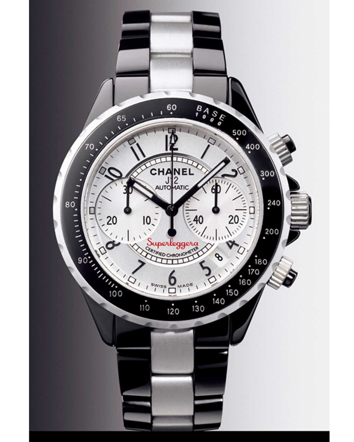 腕時計(アナログ)定価120万円 シャネルJ12 ダイヤモンドクロノグラフ | www.mastermeester.nl - 腕時計(アナログ)
