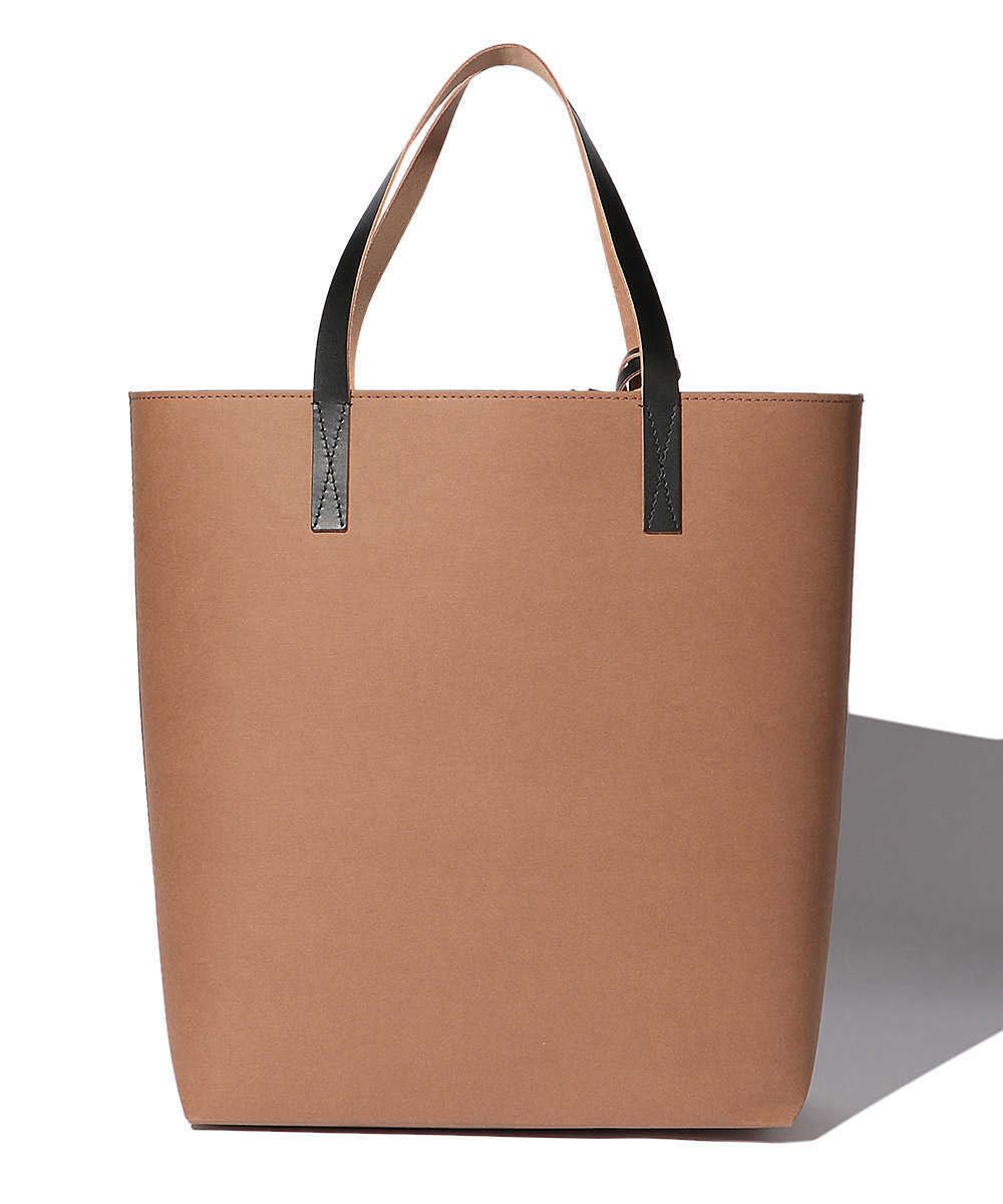 MARNI(マルニ) セルロース トートバッグ MARNI（マルニ）セルロース×レザーバイカラーロゴトートバッグ