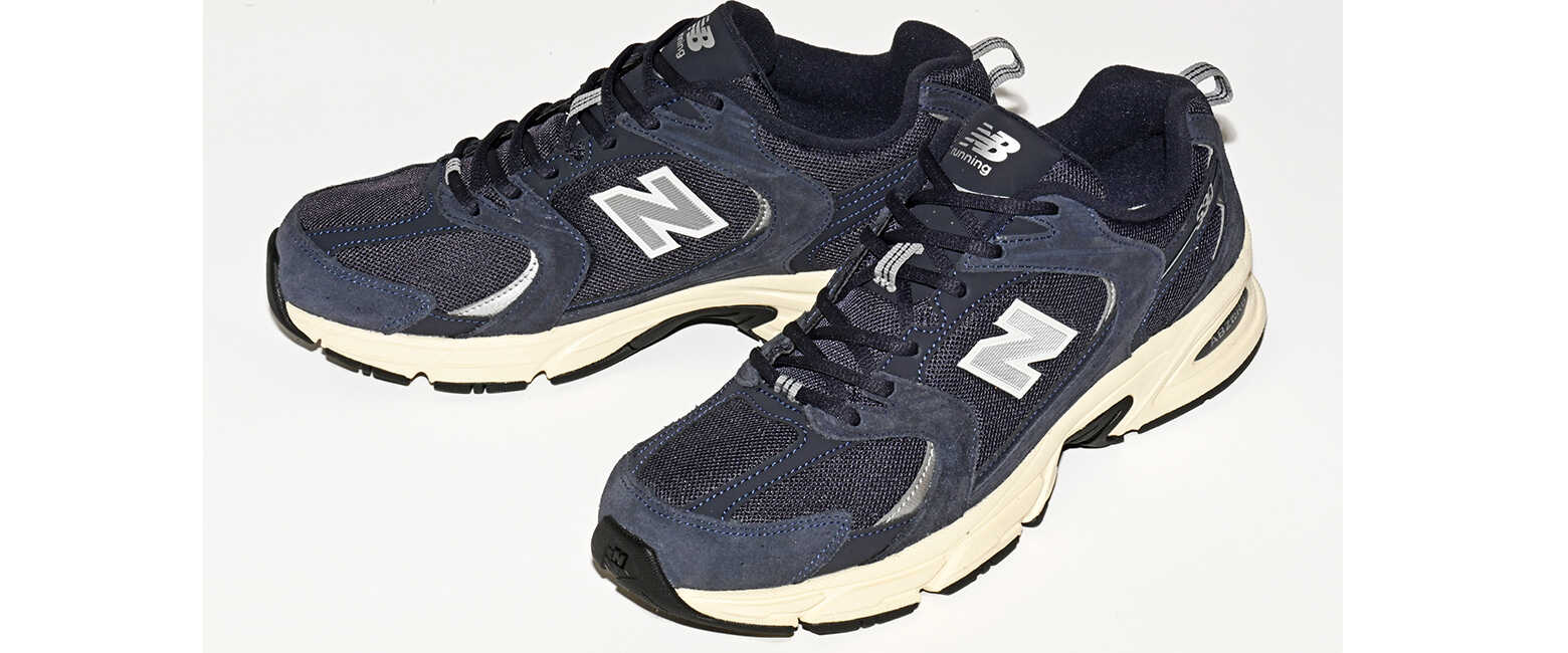 第3弾の『Safari』別注スニーカー！〈ニューバランス〉“530”が、特別なカラーで登場！