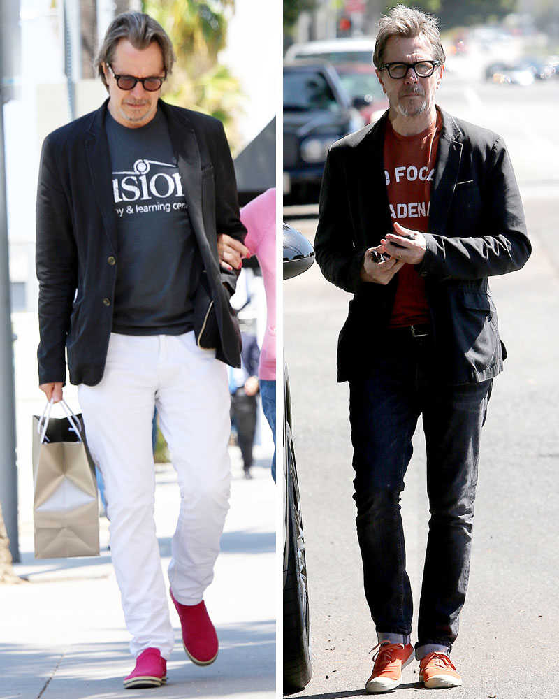 アカデミー賞俳優のゲイリー オールドマンは普段はジャケット姿で大人の風格たっぷり Fashion Safari Online